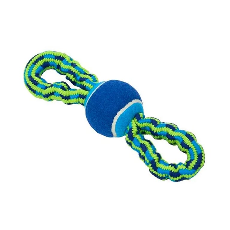 Doppelgriff Elastisches Seil und Tennisball 28 cm