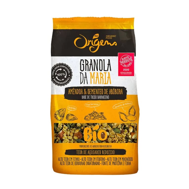 Granola Da María Almendra Y Semillas De Calabaza Bio