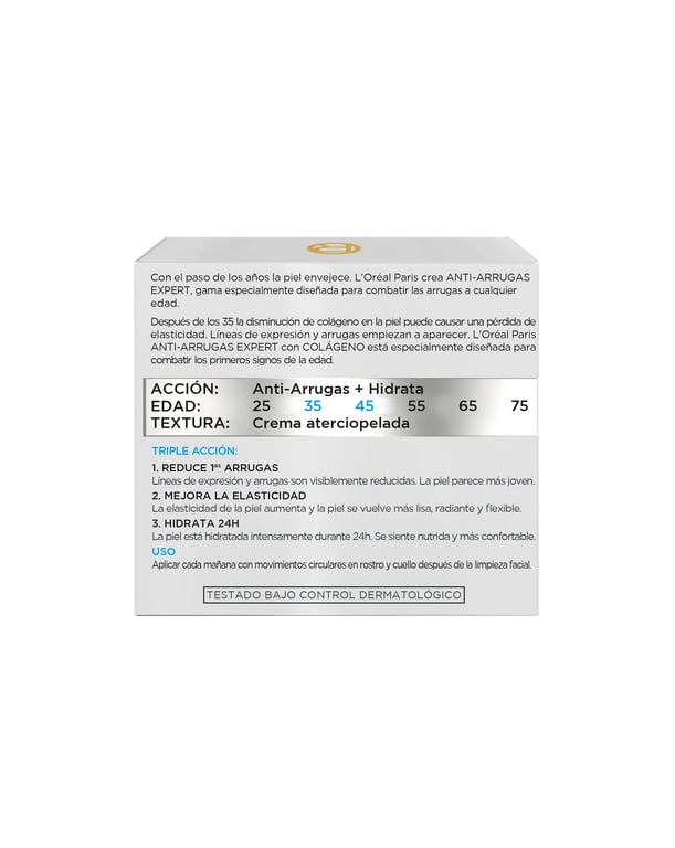 Anti-Arrugas Expert Colageno +35 Crema 50 ml de L'Oreal Paris