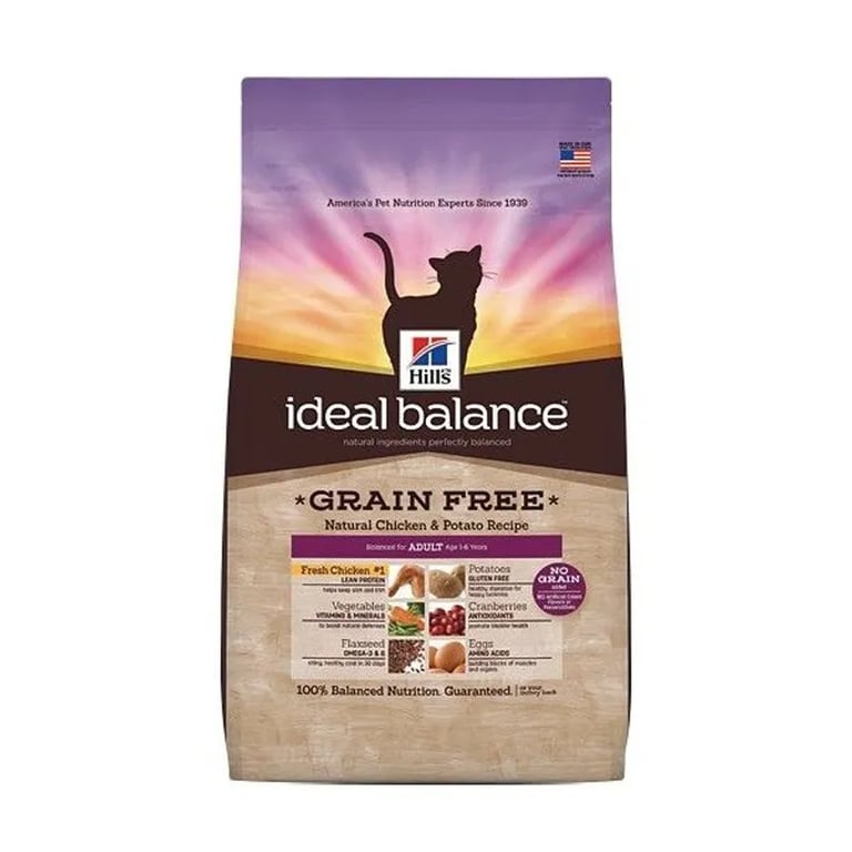 Ideal Balance Gato Senior +7 Años Sin Cereales Pollo y Patata 1,5 Kg