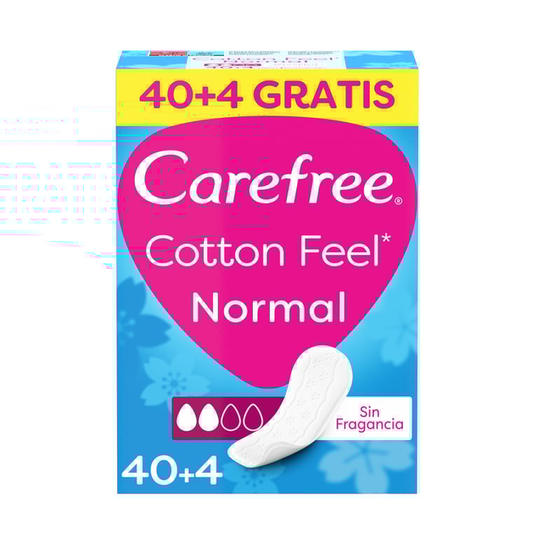 Cotton Feel Normal Sin Perfume 44 Uds