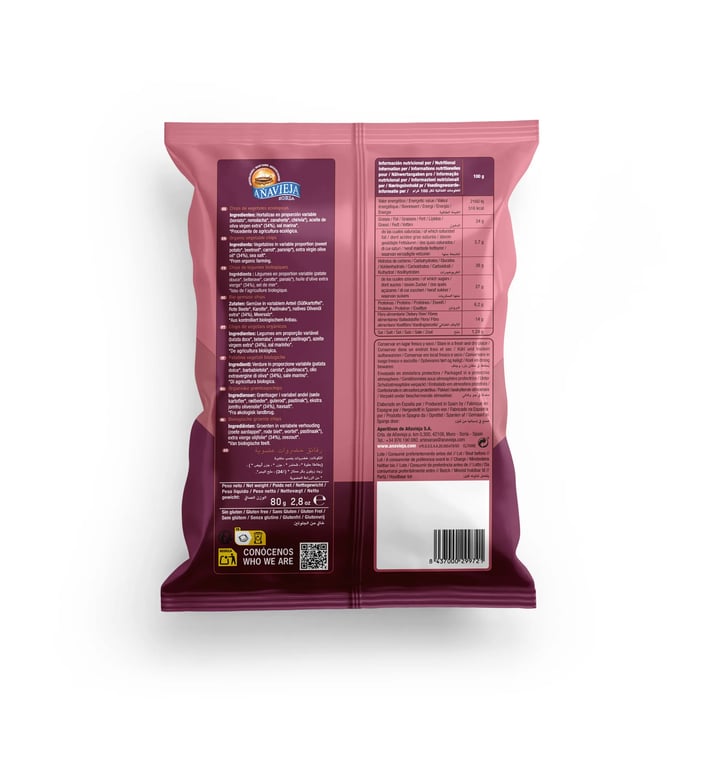 Bio-Gemüsechips Nativ Olivenöl - imagen 2 de 2