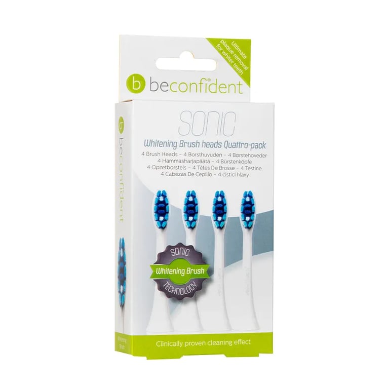 Sonic Ersatz-Whitening & Regular Whitening Heads White 2+2
