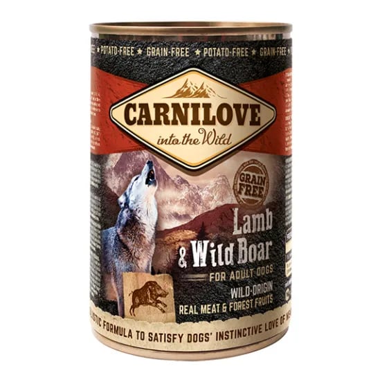 Comida Húmeda Perro Adulto Cordero y Jabalí 400g