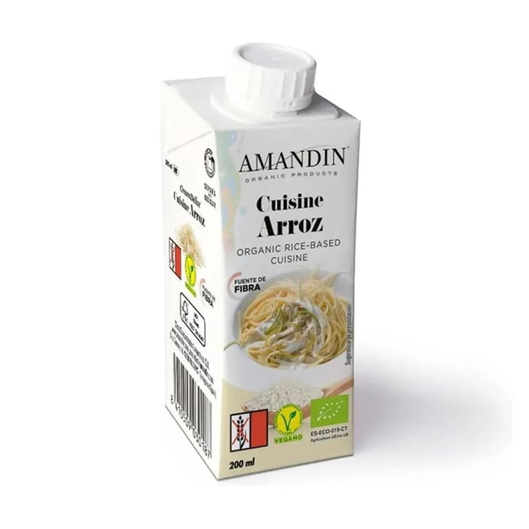 Crema Leche De Arroz Cocinar Sin Gluten Eco