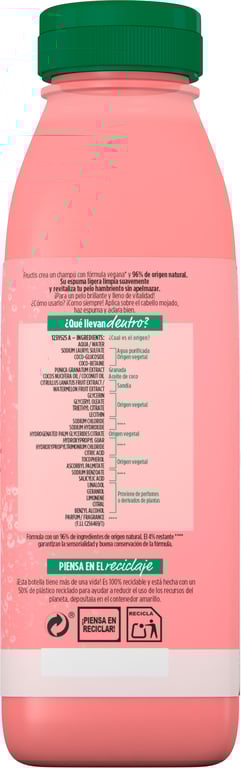 Fructis Hair Food Pastèque Shampooing Revitalisant 350 ml de Fructis