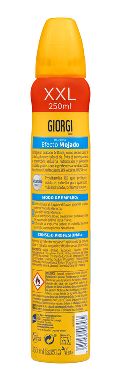 Nass-Effekt Extra starkes Schaumfestiger Nº3 250 ml von Giorgi