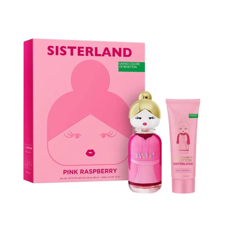 Sisterland Pink Raspberry EDT 80 ml + Loción Corporal 75 ml