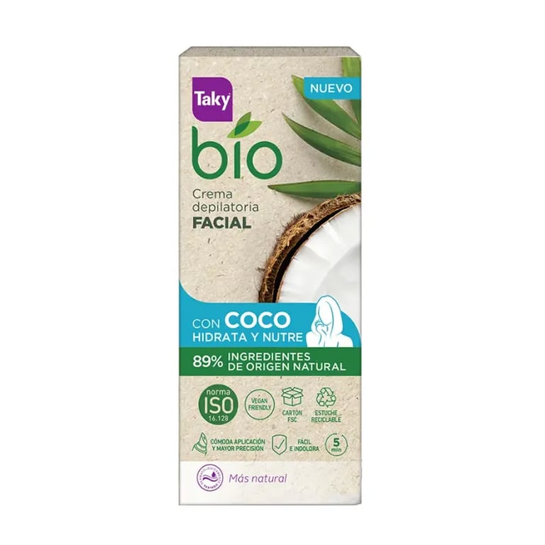 Crema Depilatoria Facial Coco Bio