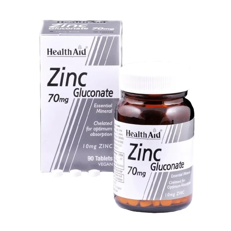 GLUCONATO DE ZINC 70MG