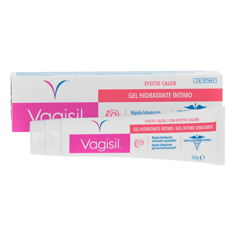 Vagisil Gel Lubricante Efecto Calor proporciona una agradable sensación de calidez.