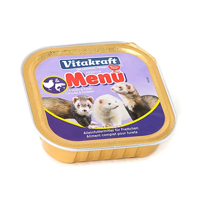 Menu Premium Vochtig Voedsel Voor Fretten 100g