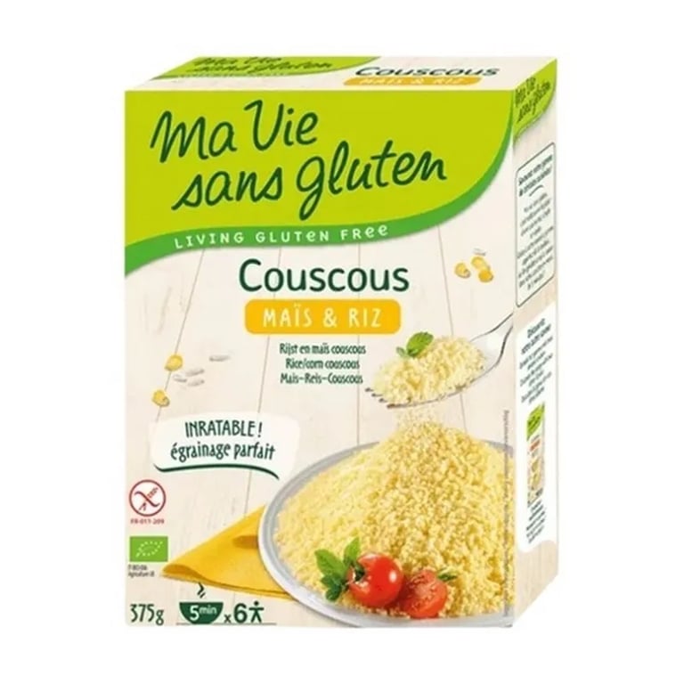 Cous Cous Maíz Arroz Sin Gluten Bio