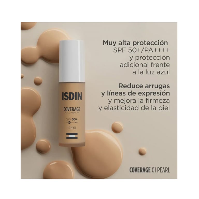 Coverage SPF50+ Pearl 30g de Isdin