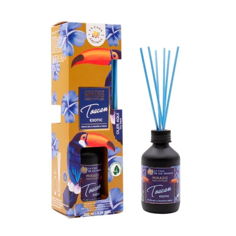 Ambientador Mikado Toucan Exotic #Fruta De La Pasión & Fresa