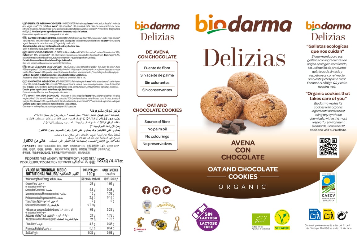Délices Avoine Chocolat Végétalien - imagen 4 de 4