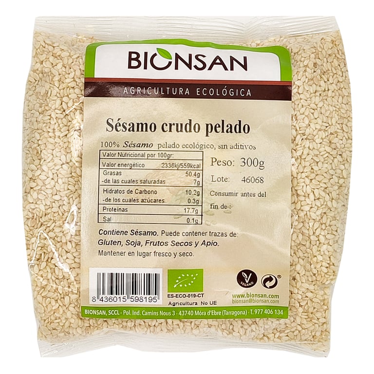 Sésame Cru Décortiqué Bio