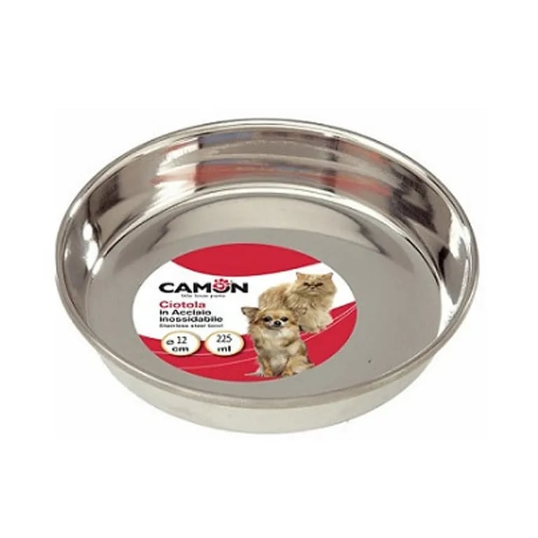 Mangeoire Acier Inoxydable Chat 12 cm