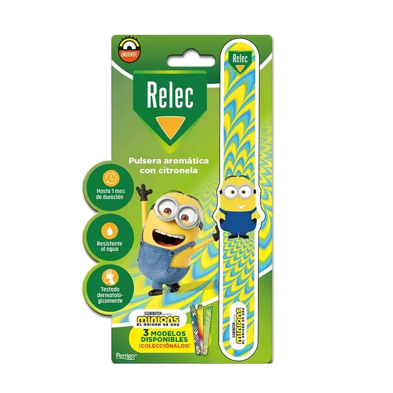 Relec Bracelet Aromatique Avec Citronnelle Minions #Jaune