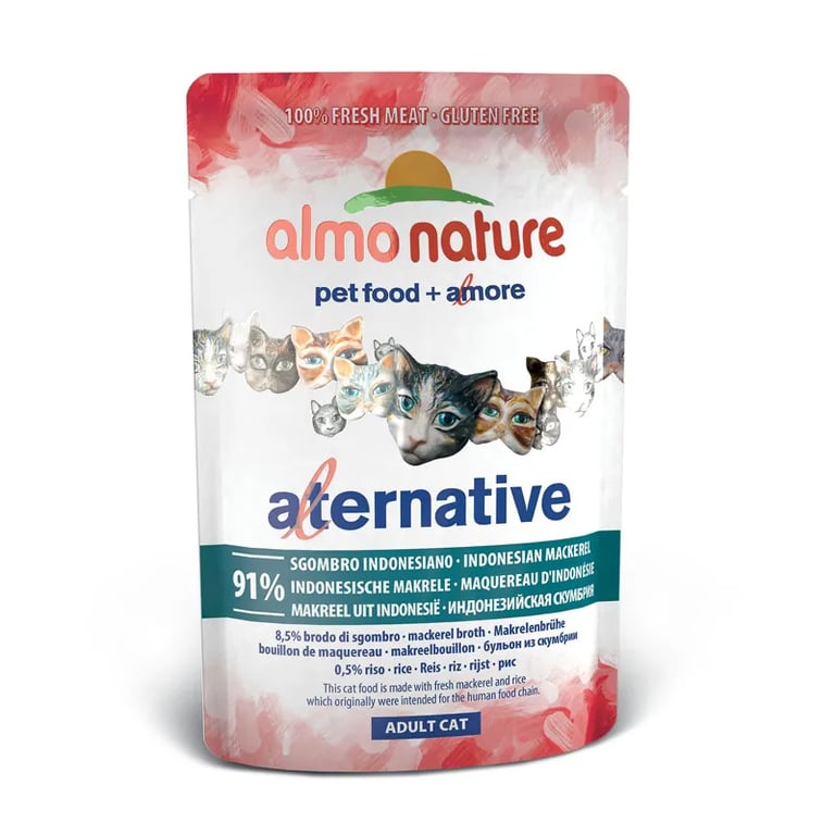 Adult Cat Alternative Caballa Indonesia 55g