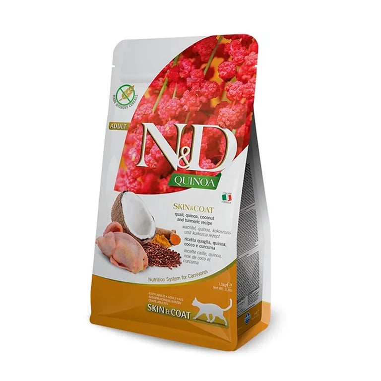Katzenfutter Adult ND Skin Coad Wachtel Quinoa und Kokosnuss