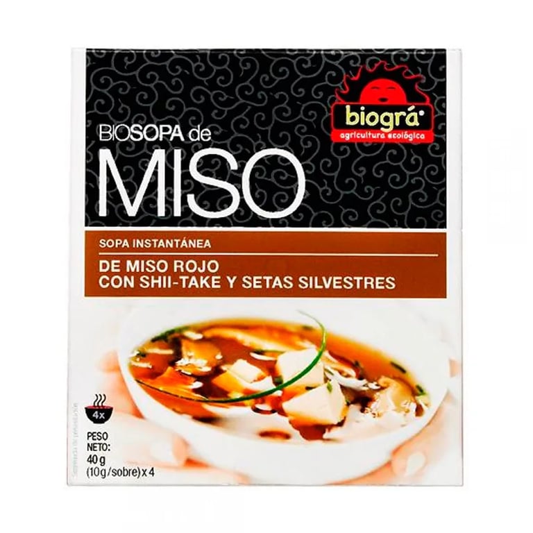 Sopa Misso Vermelho Com Shiitake E Cogumelos