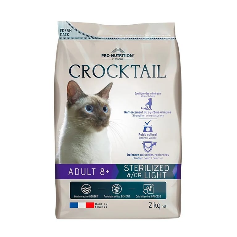 Crocktail Cat Adult 8+ Sterilized Light