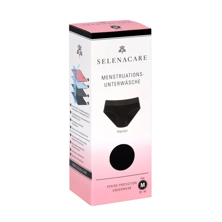 Braga Absorbente Para La Menstruación Classic Negro