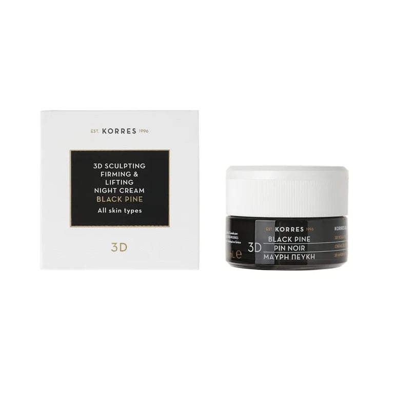 3D Pino Negro Crema De Noche