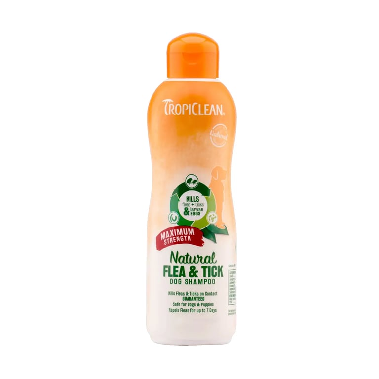 Natural Flea Tick Dog Shampoo Maximum Strength