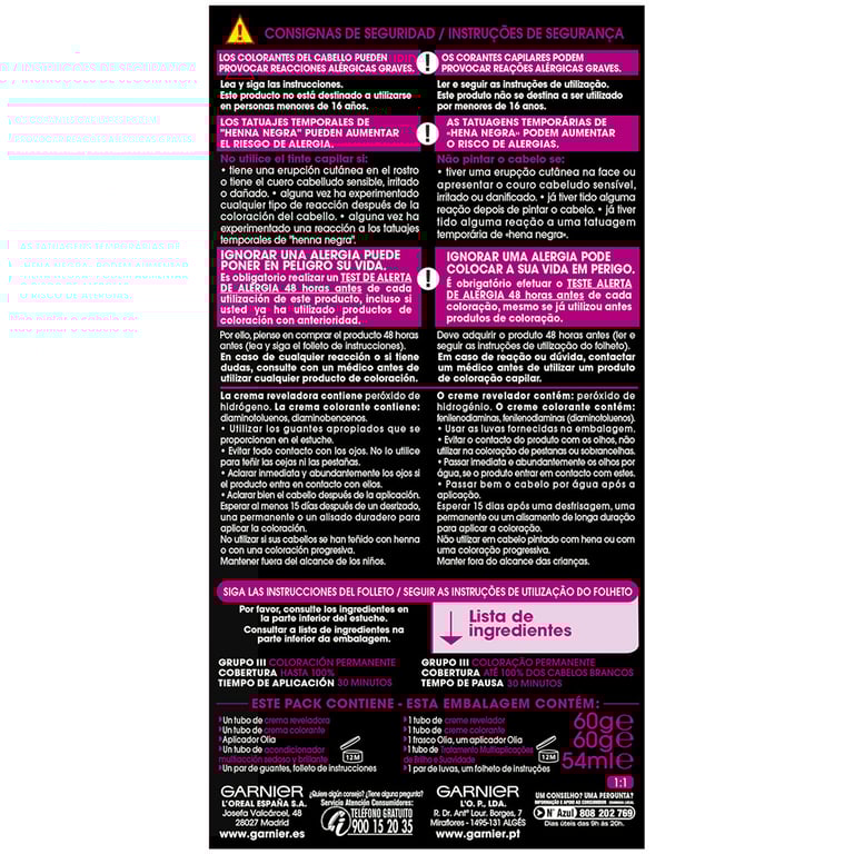 Olia Dauerhafte Haarfarbe #4,26 - Electric Violet von Garnier