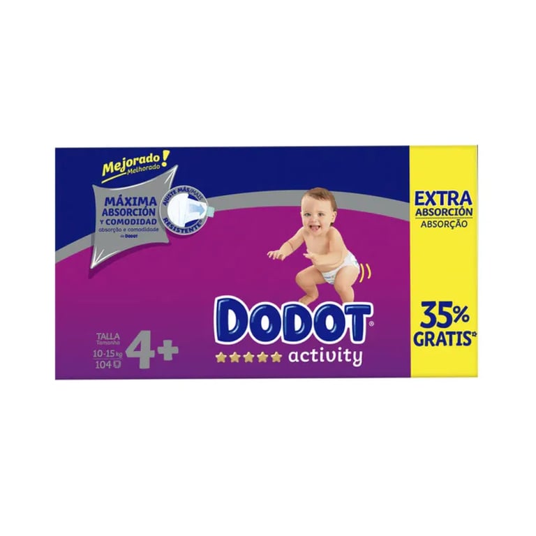 Dodot Activity Extra Absorption T-4 35% Gratis
