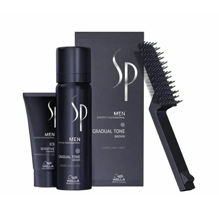 SP Men Gradual Tone Brown Lote 3 Peças Champô 30 ml