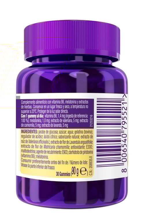 Natura Melatonina Gominolas Sabor Mango Plátano 30 Uds de Zzzquil