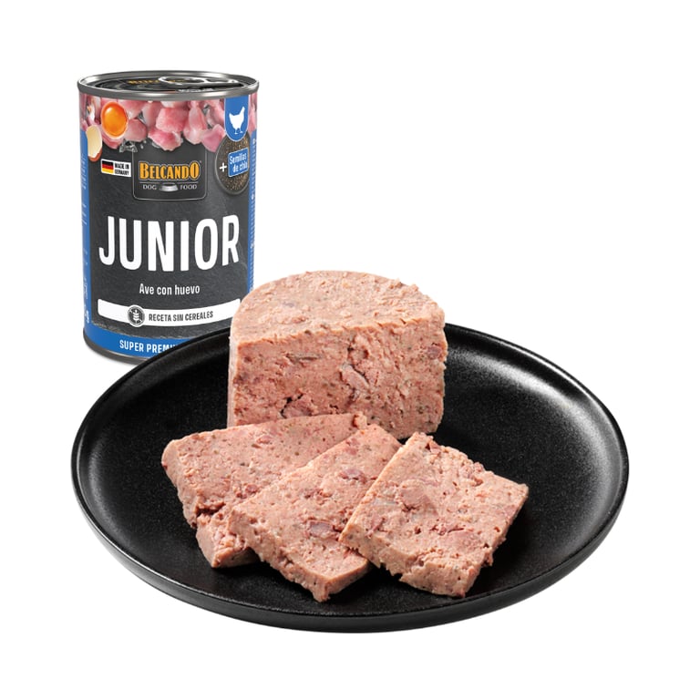 Belcando Comida Húmeda Perro Junior Junior Ave con Huevo - imagen 3 de 5