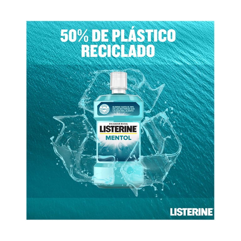 Collutorio Cool Mint 500 ml di Listerine