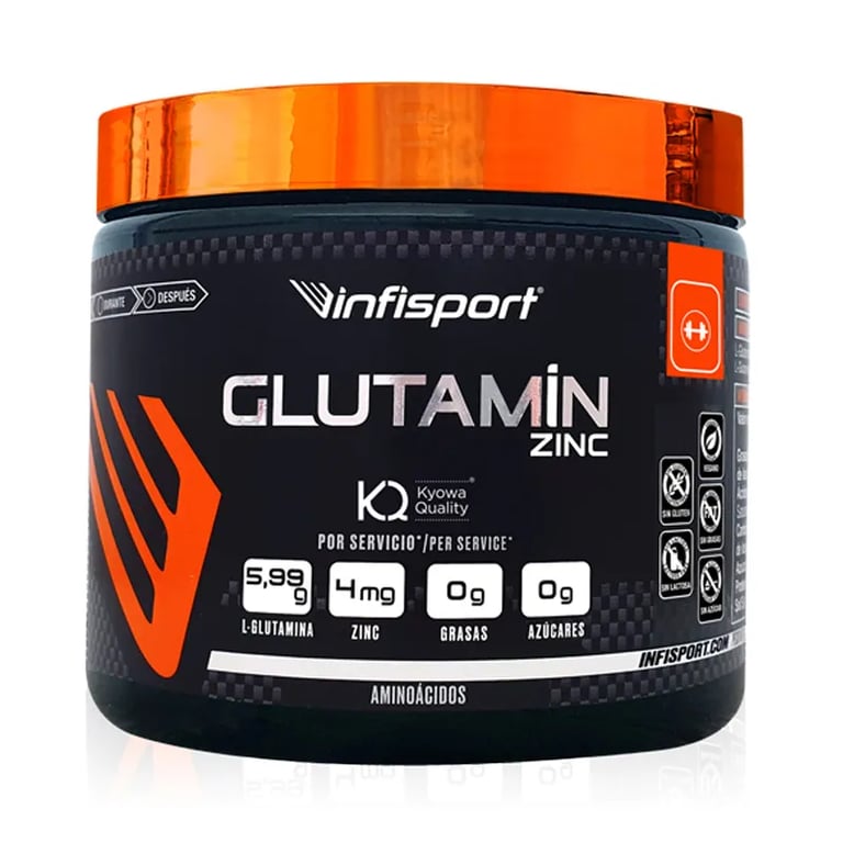 GLUTAMINA + ZINC 300g de InfiSport