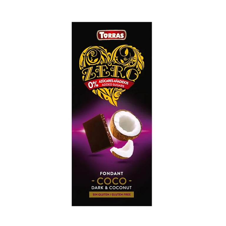 Chocolate Negro Con Coco Zero