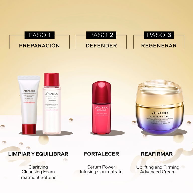 Vital Perfection Uplifting Firming Cream 50 ml Set 4 Pezzi di Shiseido