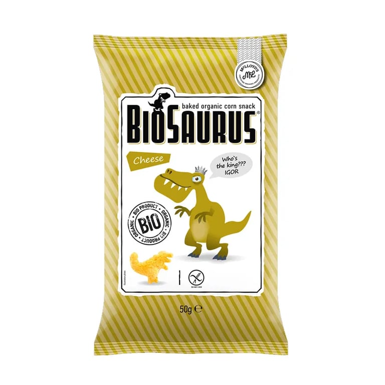 BIOSAURUS SNACK SABOR QUESO BIO