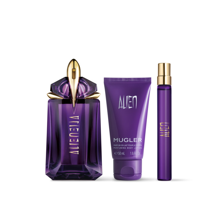 Alien EDP 60 ml + EDP Mini 10 ml + Body Lotion 50 ml Lot de Mugler