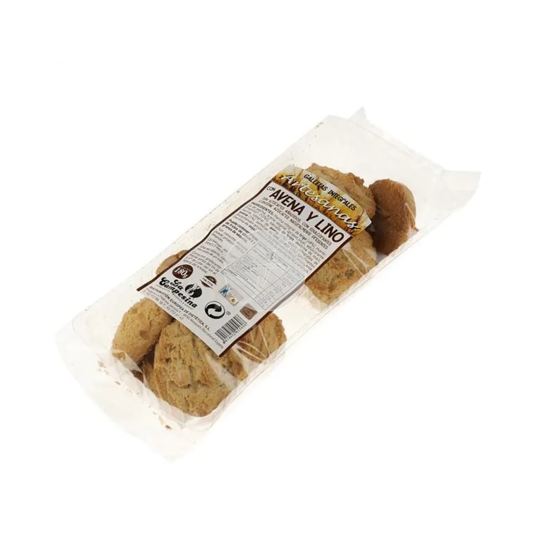 Biscuits Artisanaux d'Avoine et de Lin
