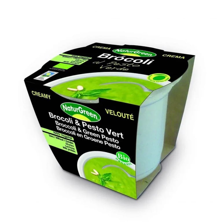 Crème de Brocoli et Pesto Vert Bio