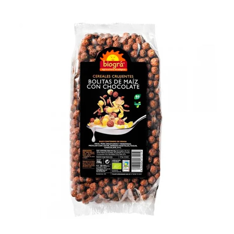 Bolitas De Maiz Con Chocolate Bio