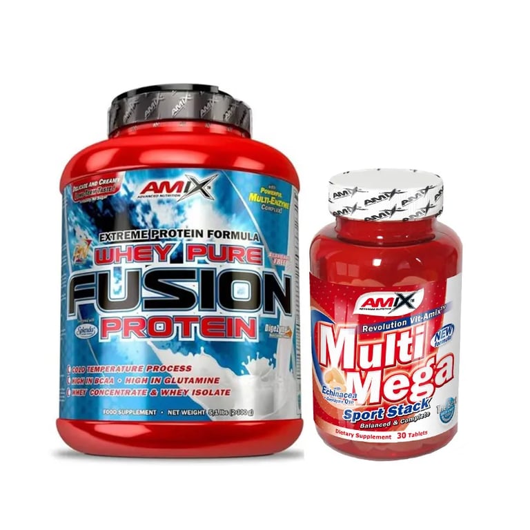 Pack Regalo Whey Pure Fusion 2,30 Kg + Multimega 30 Cápsulas