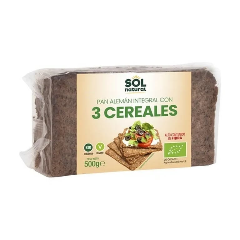 Pan Alemán 3 Cereales Bio