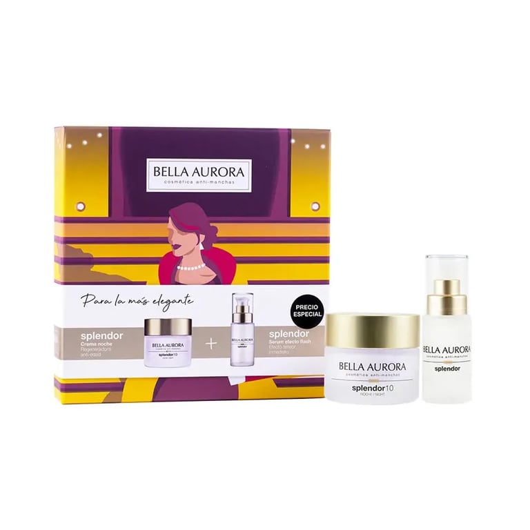 Pack Splendor 10 Crema Giorno 50 ml + Siero Effetto Flash 30 ml