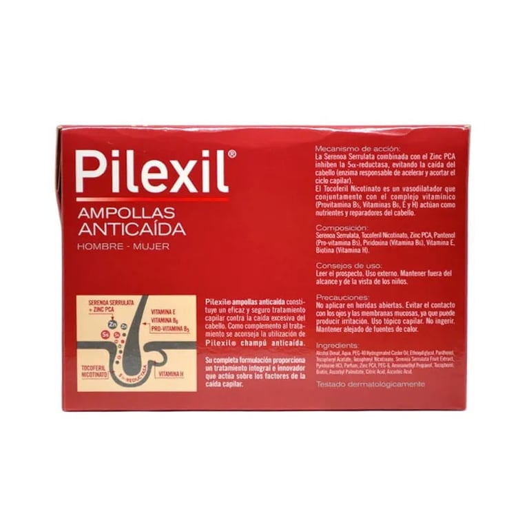 Pilexil Ampollas Anticaída 33% Extra