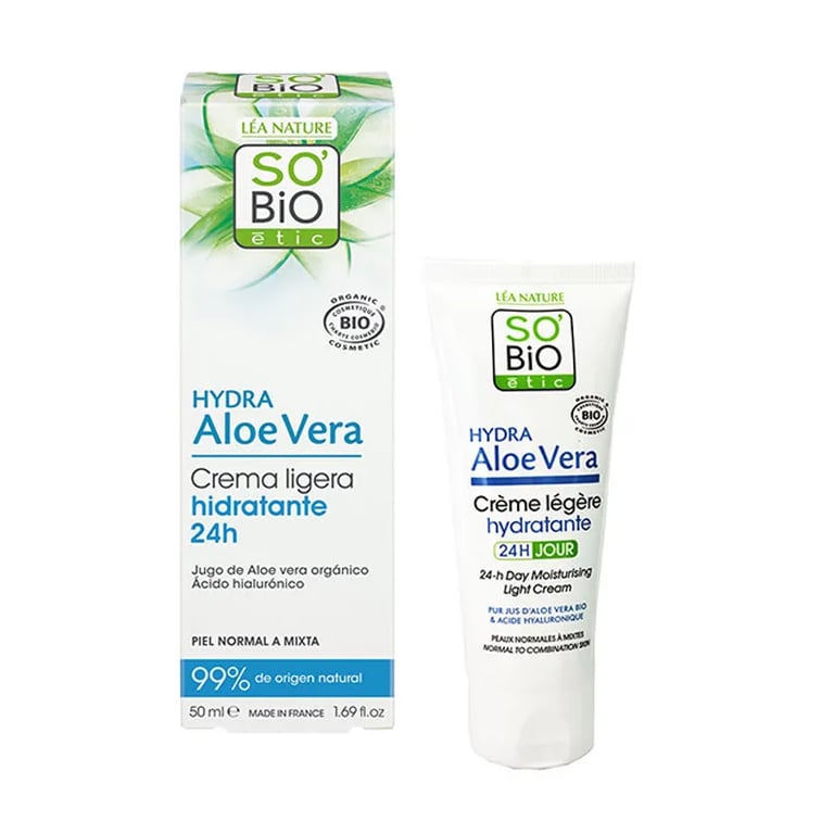 Hydra Aloe Vera Crema Leggera Idratante 24H Bio