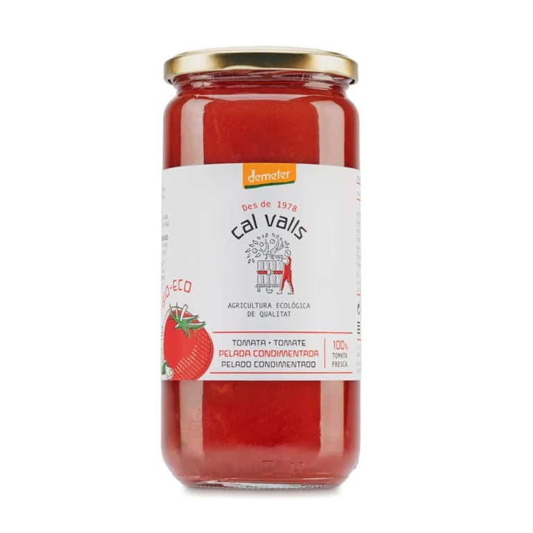 Pomodori pelati interi conditi biologici Demeter